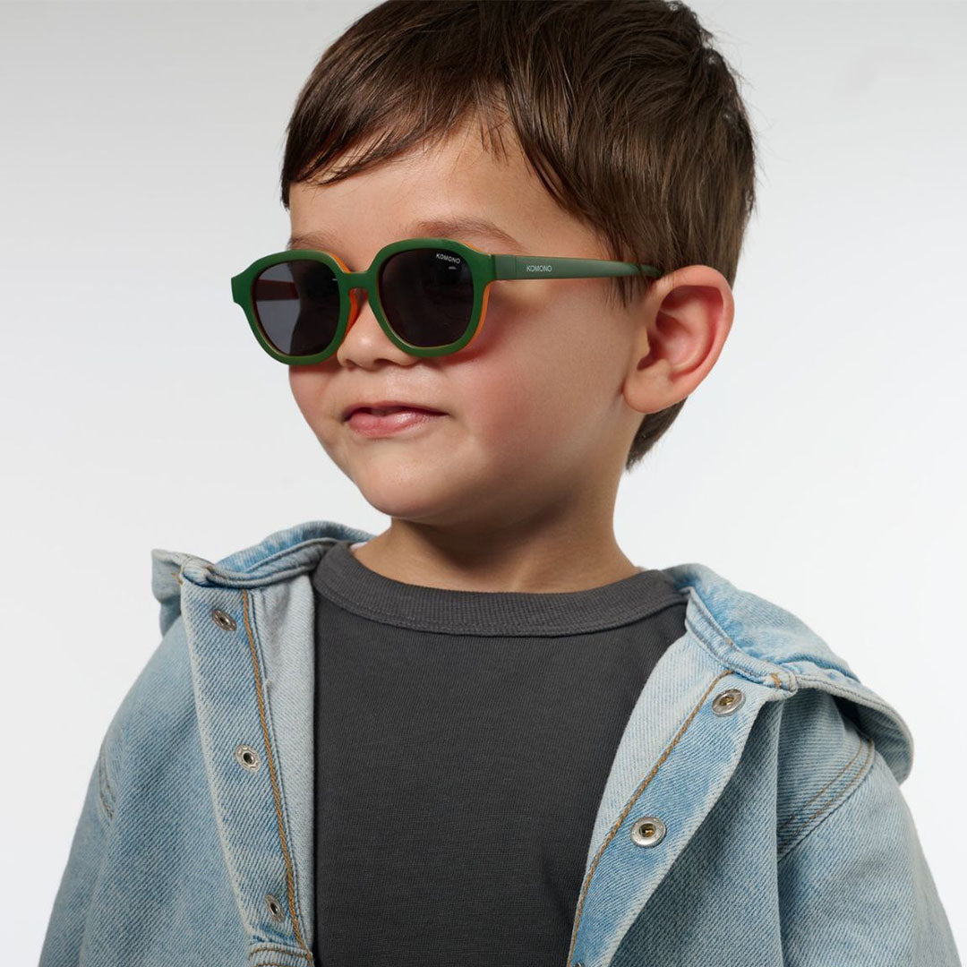 komono kinderzonnebril matty - froggy twins - 1-2 jaar | KOMO95.001.24 | 3