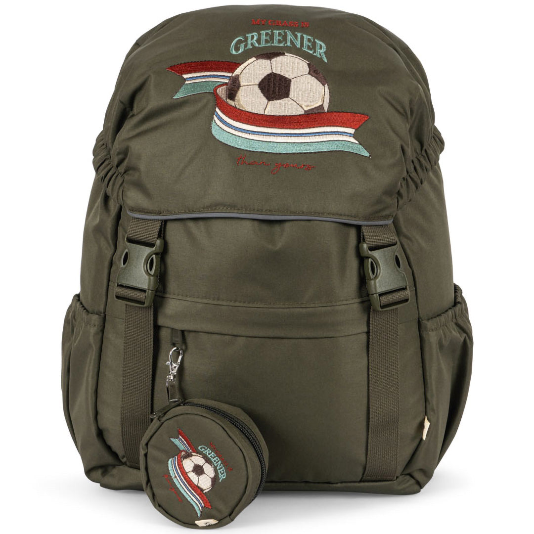 konges sløjd kinderrugzak clover - kalamata green - 36cm | KS102991-KALAMATA | 0