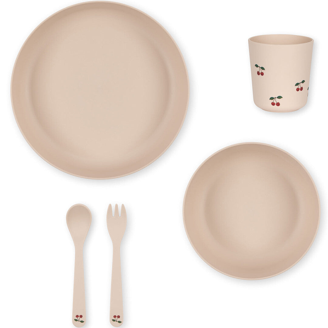 konges sløjd pla kinderservies cherry | KS4240-CHERRY | 0