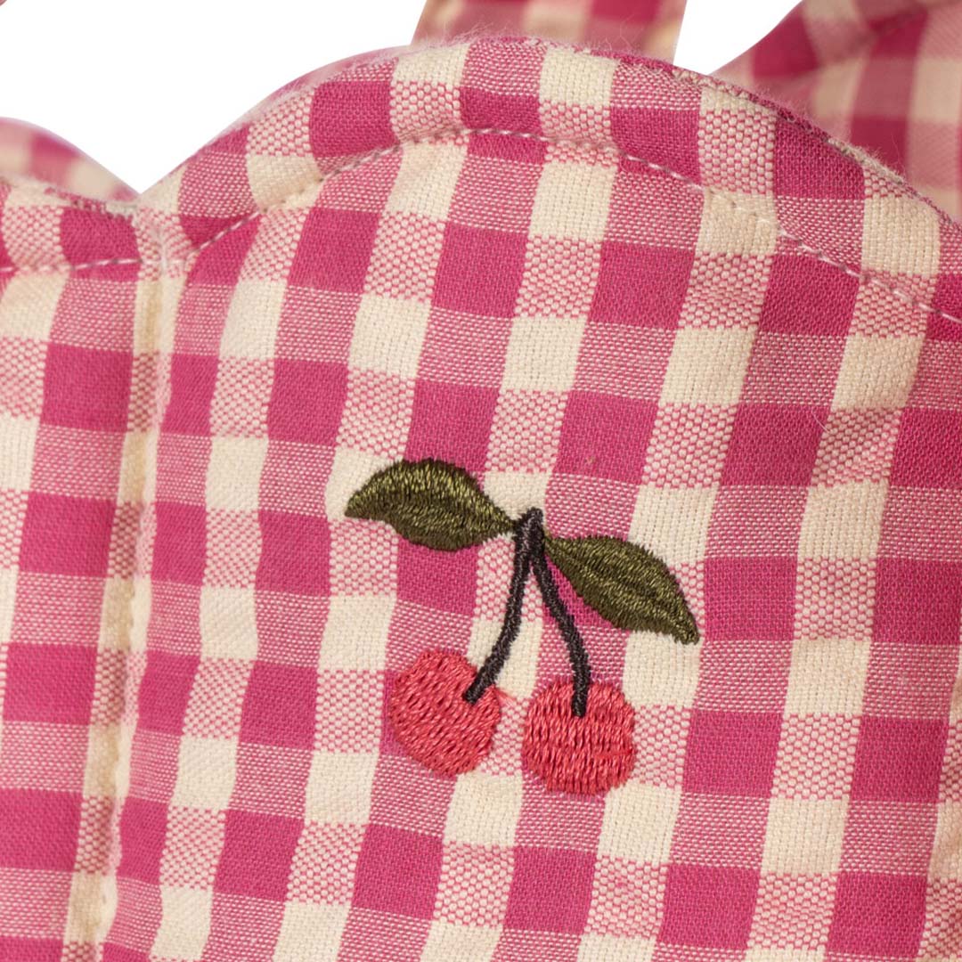 konges sløjd poppenreiswieg - bubblegum check | KS103409-BUBBLEGUM | 1