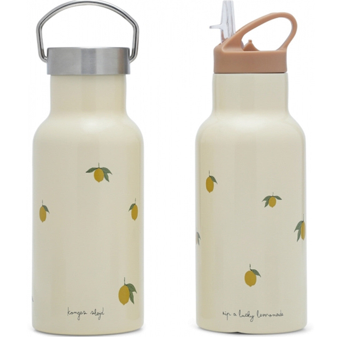 konges sløjd rvs thermosfles lemon - 350 ml | KS4206-LEMON | 0