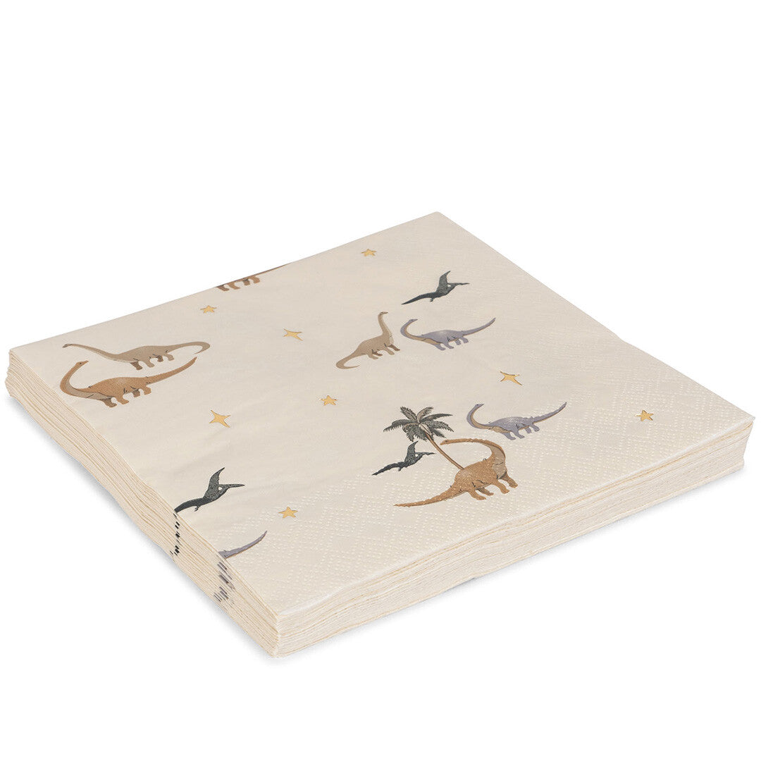 konges sløjd servetten dino's - 16st | KS100842-DINO | 0