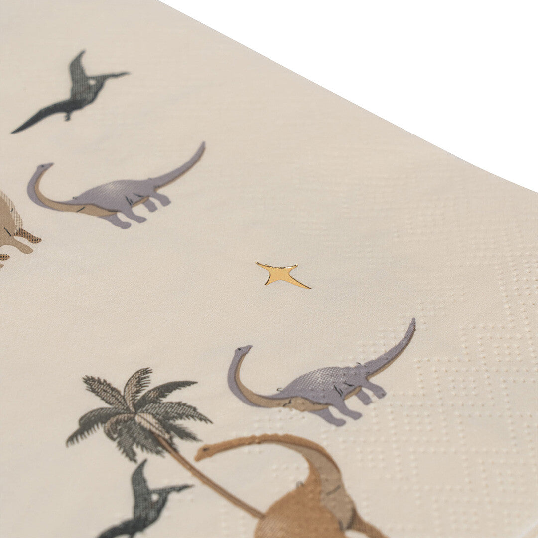 konges sløjd servetten dino's - 16st | KS100842-DINO | 1