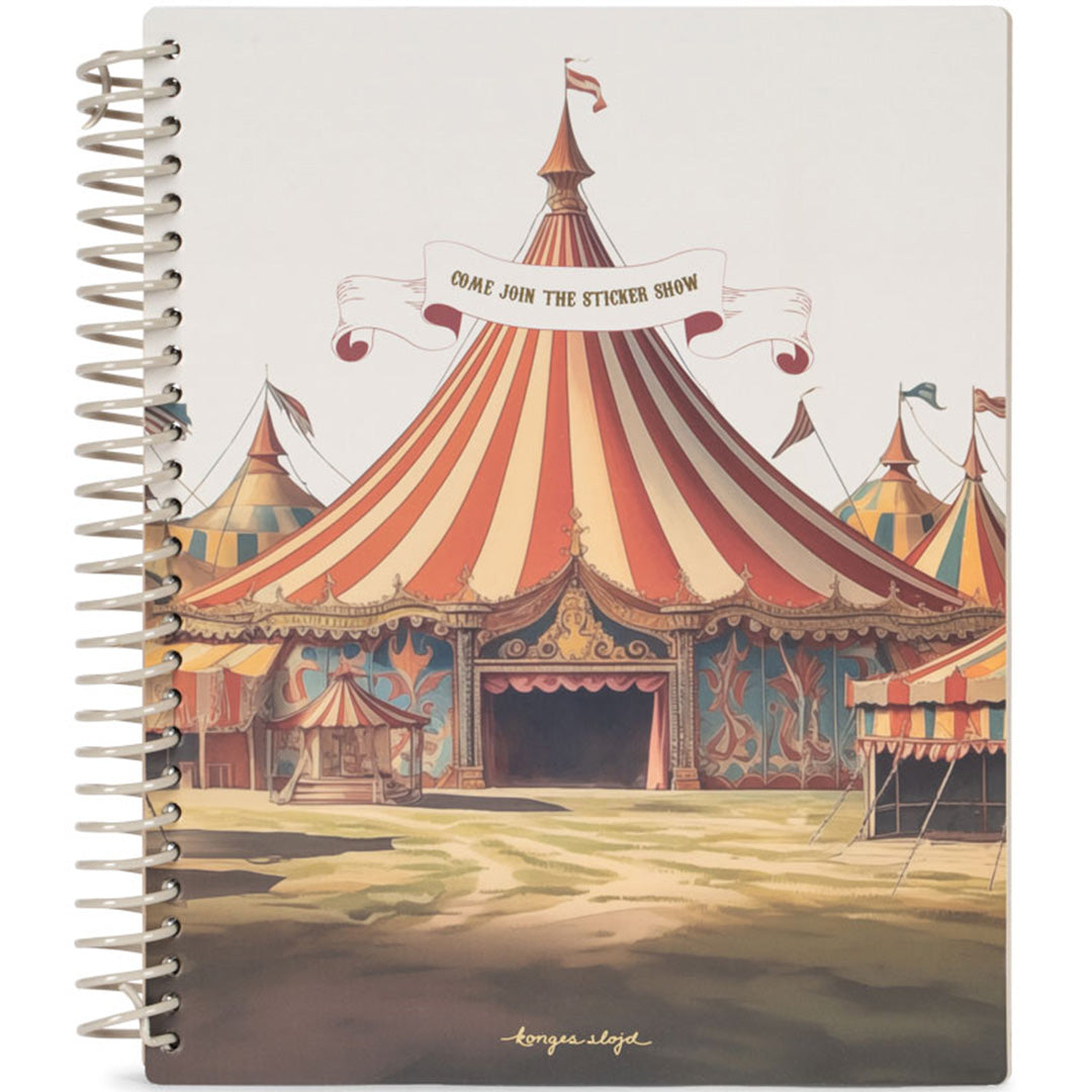 konges sløjd stickerboek - circus | KS102608-CIRCUS | 0