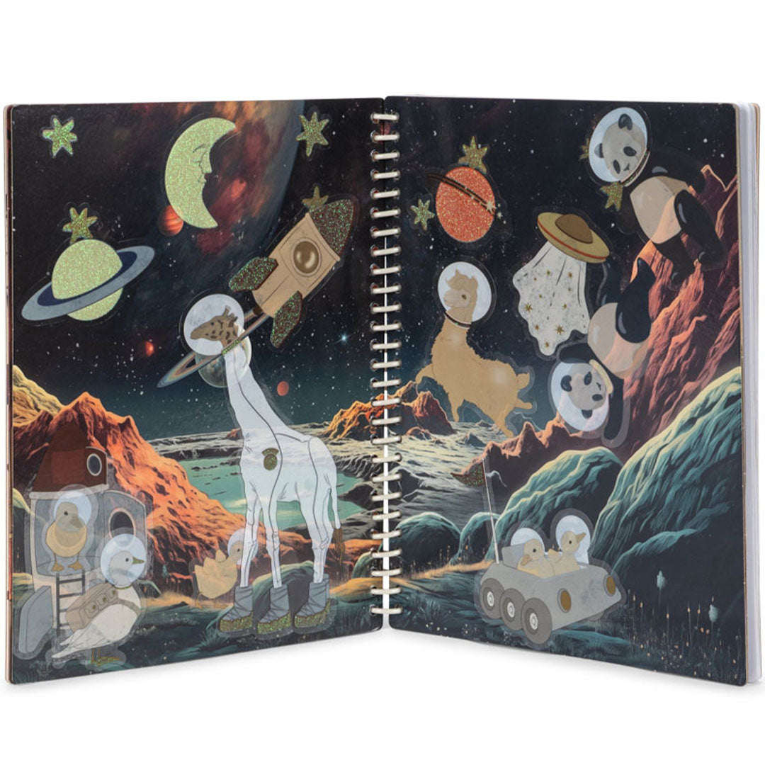 konges sløjd stickerboek - circus | KS102608-CIRCUS | 1