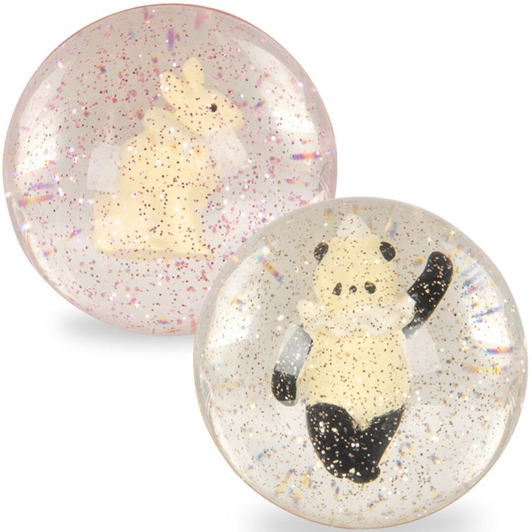konges sløjd stuiterbal bunny - panda - 2st | KS101903-BUNNY | 0