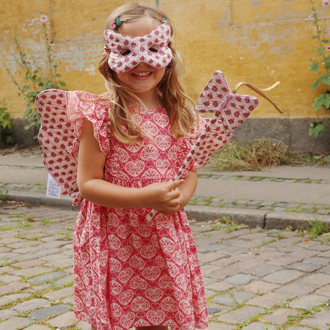 konges sløjd vlinderset met masker en toverstaf - rosie blush | KS103100 | 5
