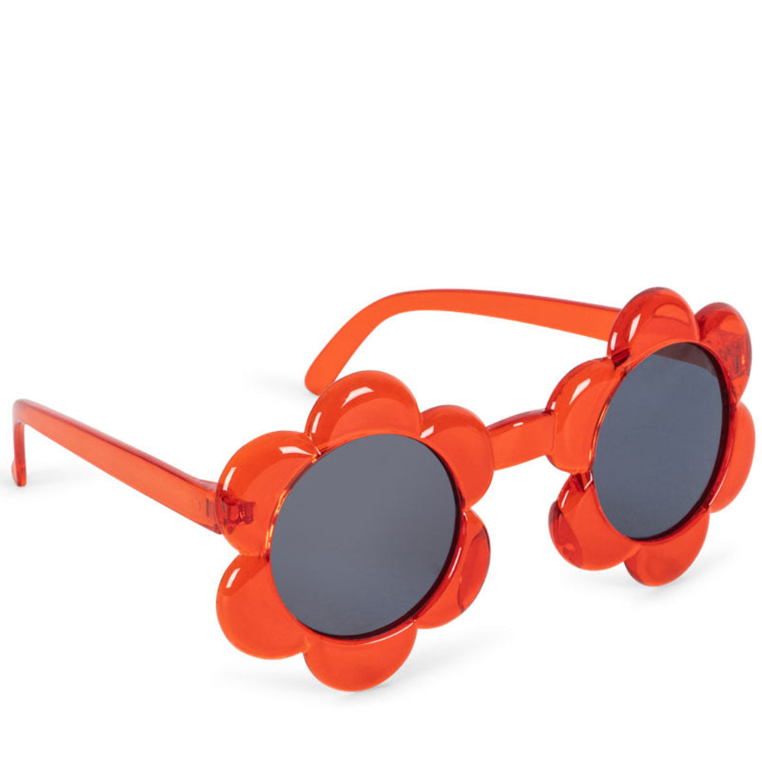 konges sløjd gepolariseerde zonnebril flower - rood | KS102799-RED | 1