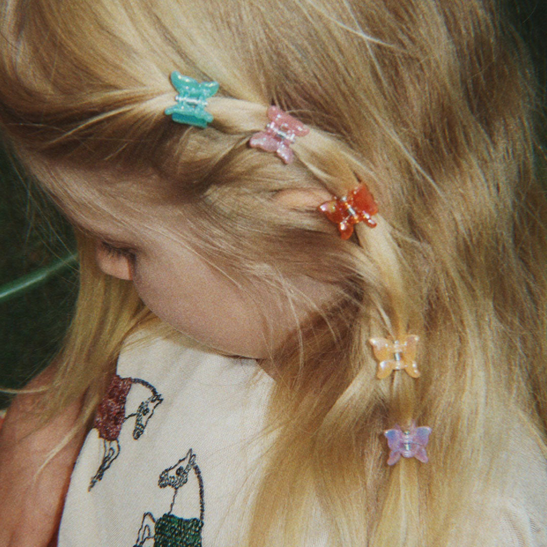 konges sløjd haarspeldjes mini butterfly - 10st | KS105212 | 1