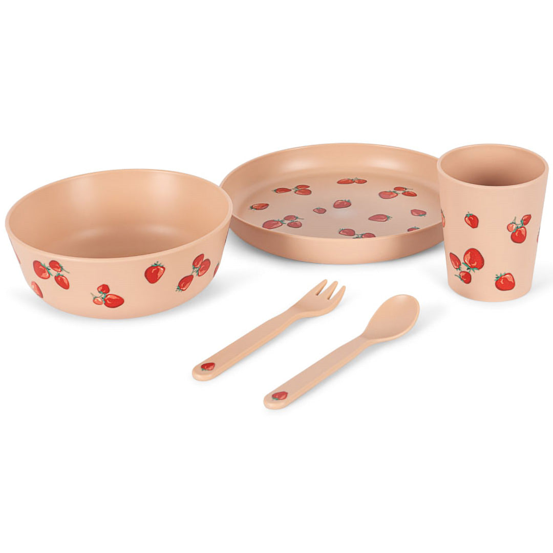 konges sløjd kinderservies - fragola - 5-delig | KS104759 | 2