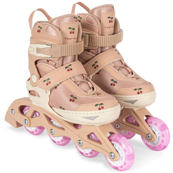 konges sløjd kinderskeelers met lichtjes - cherry blush - maat 31-36 | KS104417-CHERRY-31-36 | 0