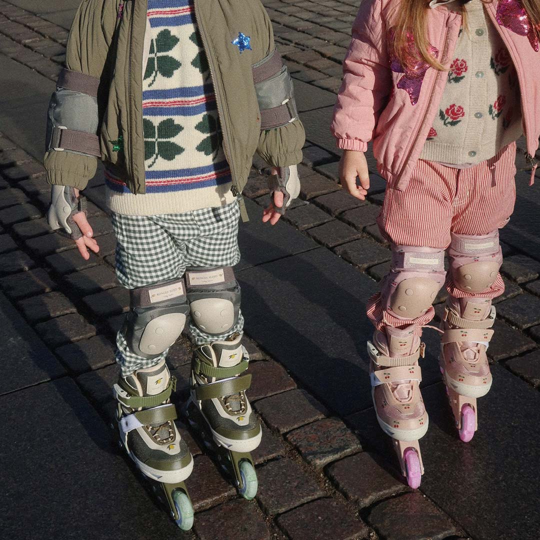 konges sløjd kinderskeelers met lichtjes - cherry blush - maat 31-36 | KS104417-CHERRY-31-36 | 5