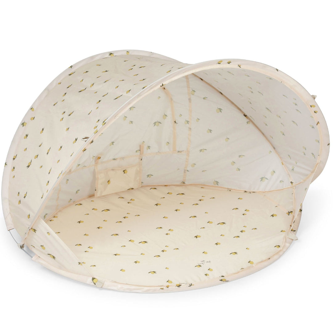 konges sløjd mini pop-up strandtent - lemon | KS101017-LEMON | 1