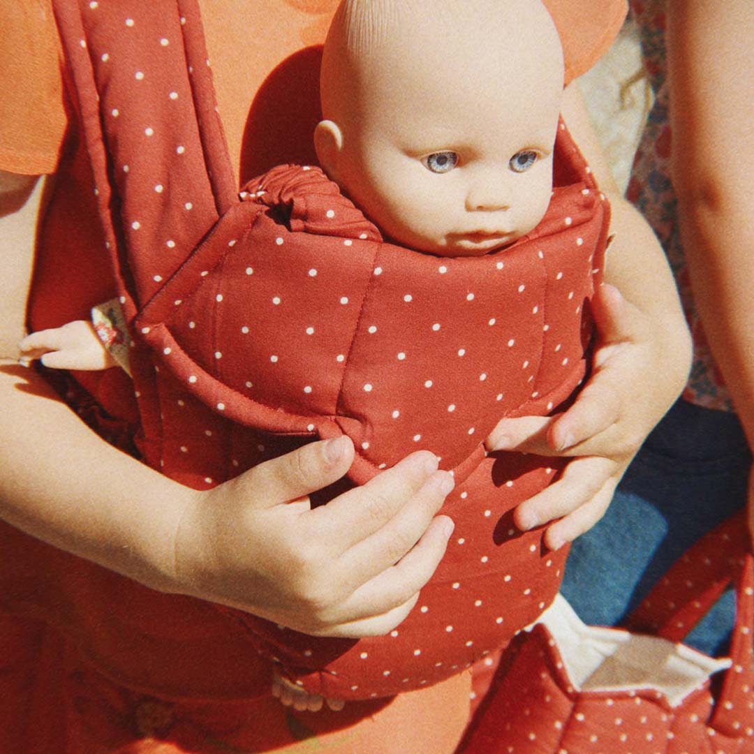 konges sløjd poppendraagzak - fraise dot | KS105332-FRAISE-DOT | 2
