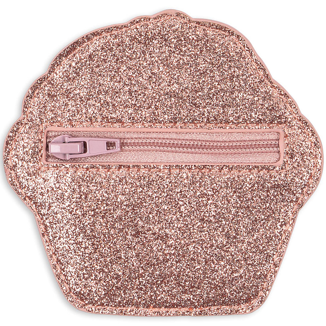 konges sløjd portemonnee cupcake - glitter rose | KS104754 | 2