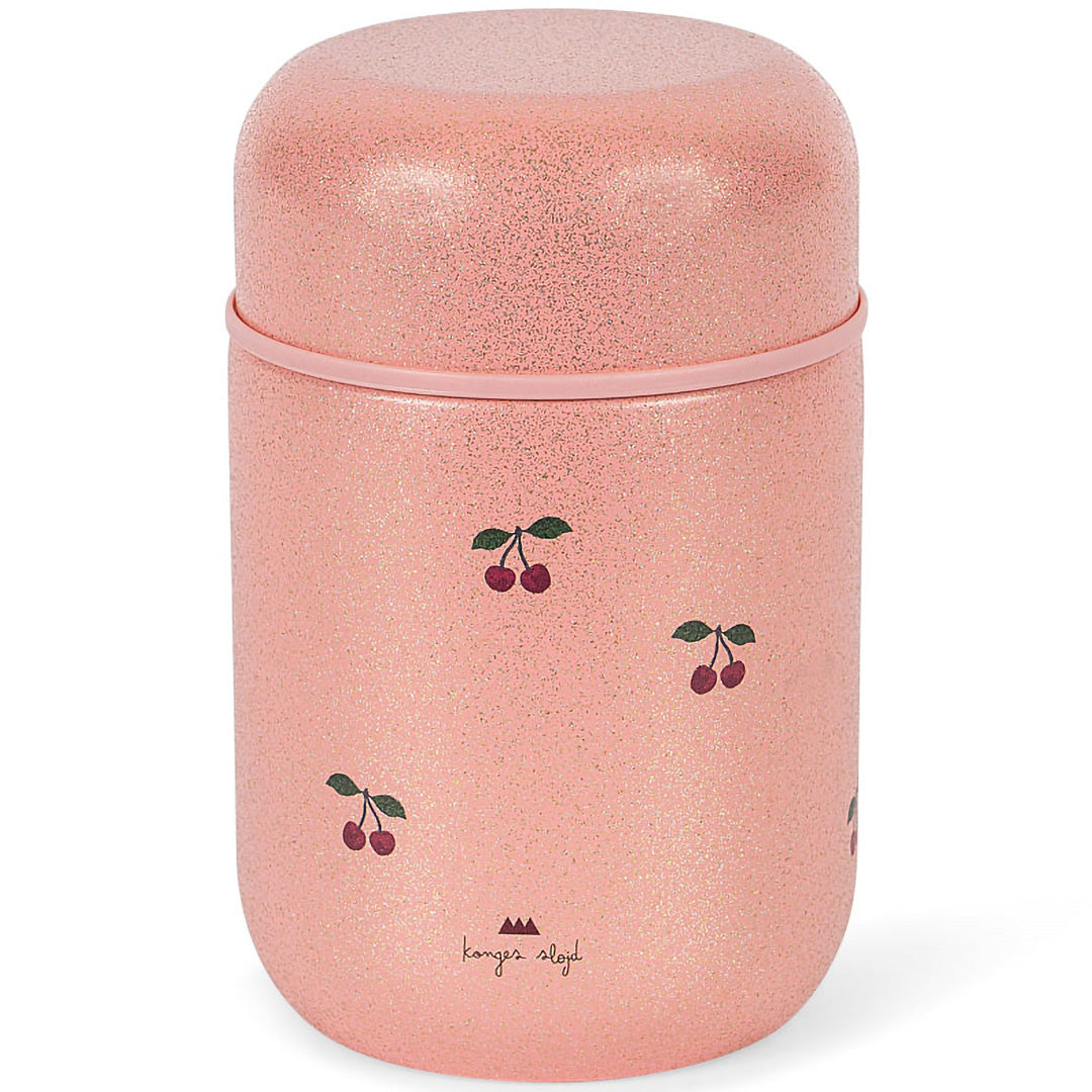 konges sløjd thermos voedselpot - cherry glitter | KS104845 | 4