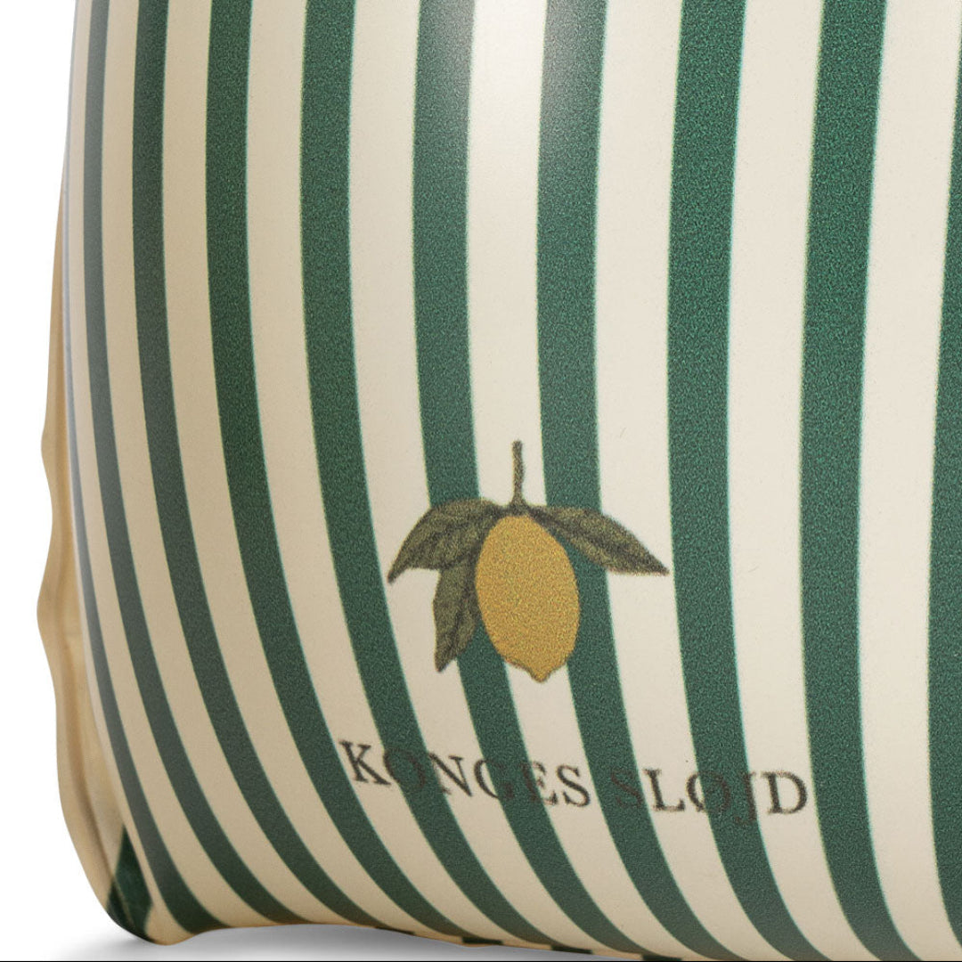 konges sløjd zwembandjes - green stripe - 11-19 kg | KS105133-GREEN-STRIPES-11-19 | 2