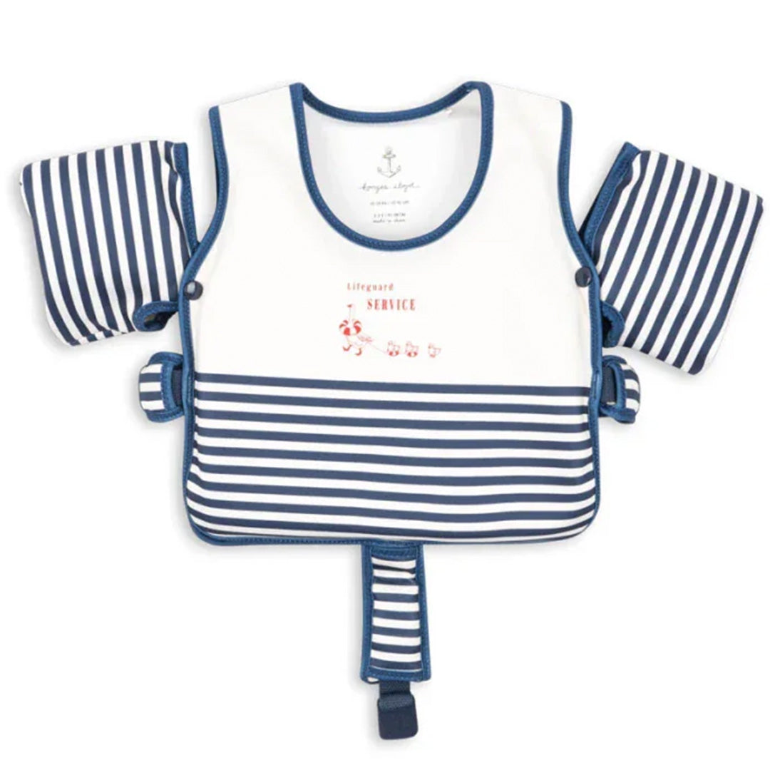 konges sløjd zwemvest met bandjes hollis - marin stripe - 2-3 jaar | KS105420-MARIN-STRIPE-2-3 | 1