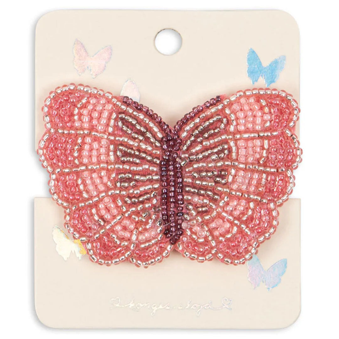 konges sløjd haarclip beaded butterfly | KS105300 | 4