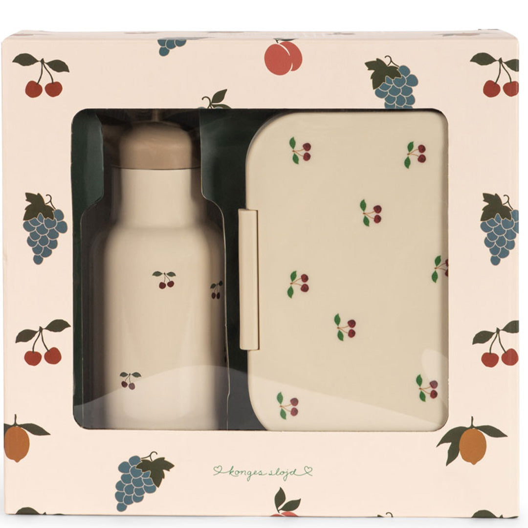 KS103471-CHERRY-BLUSH | konges sløjd lunchset - cherry blush | 4