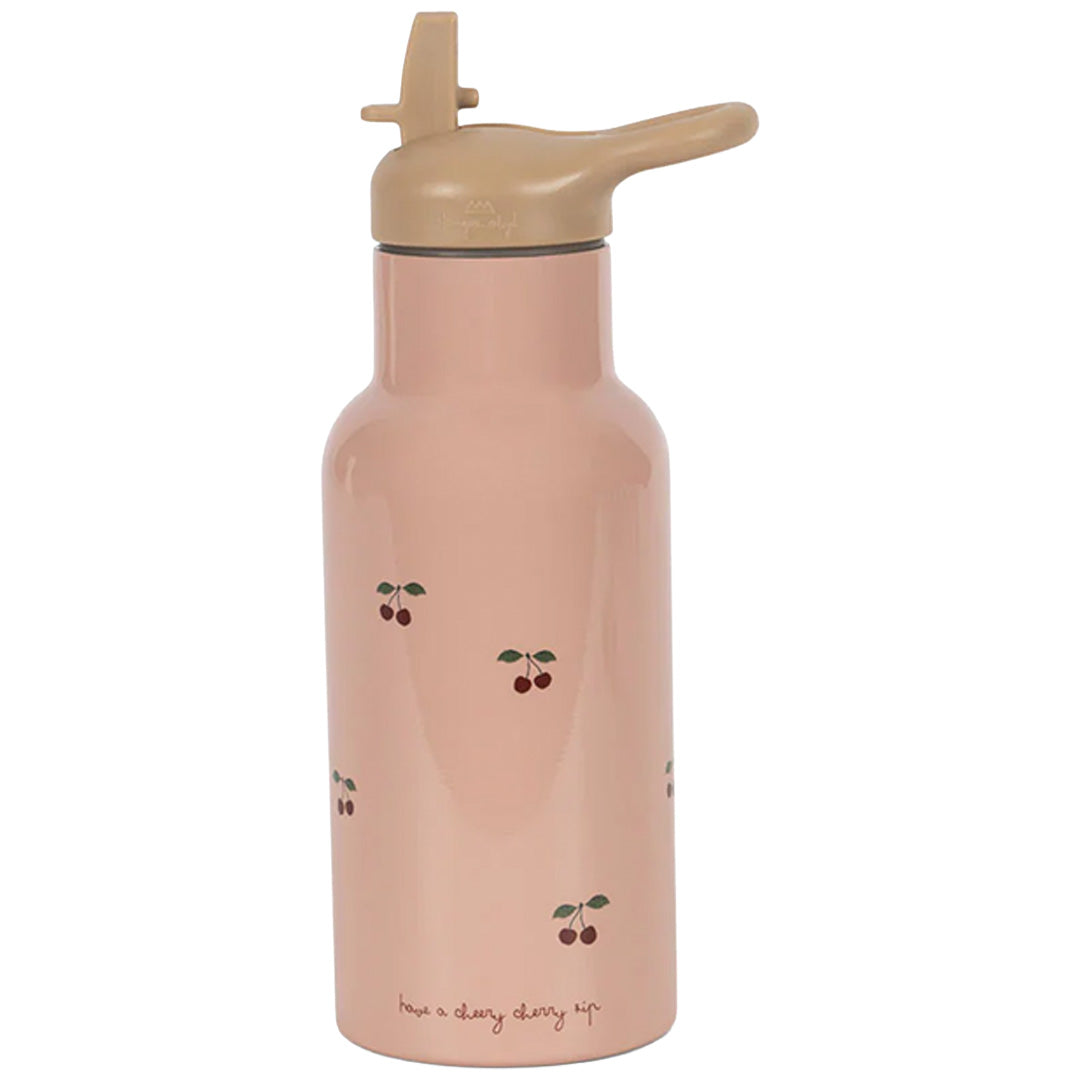 konges sløjd rvs thermosfles - cherry pink - 350 ml | KS105775-CHERRY-PINK | 2