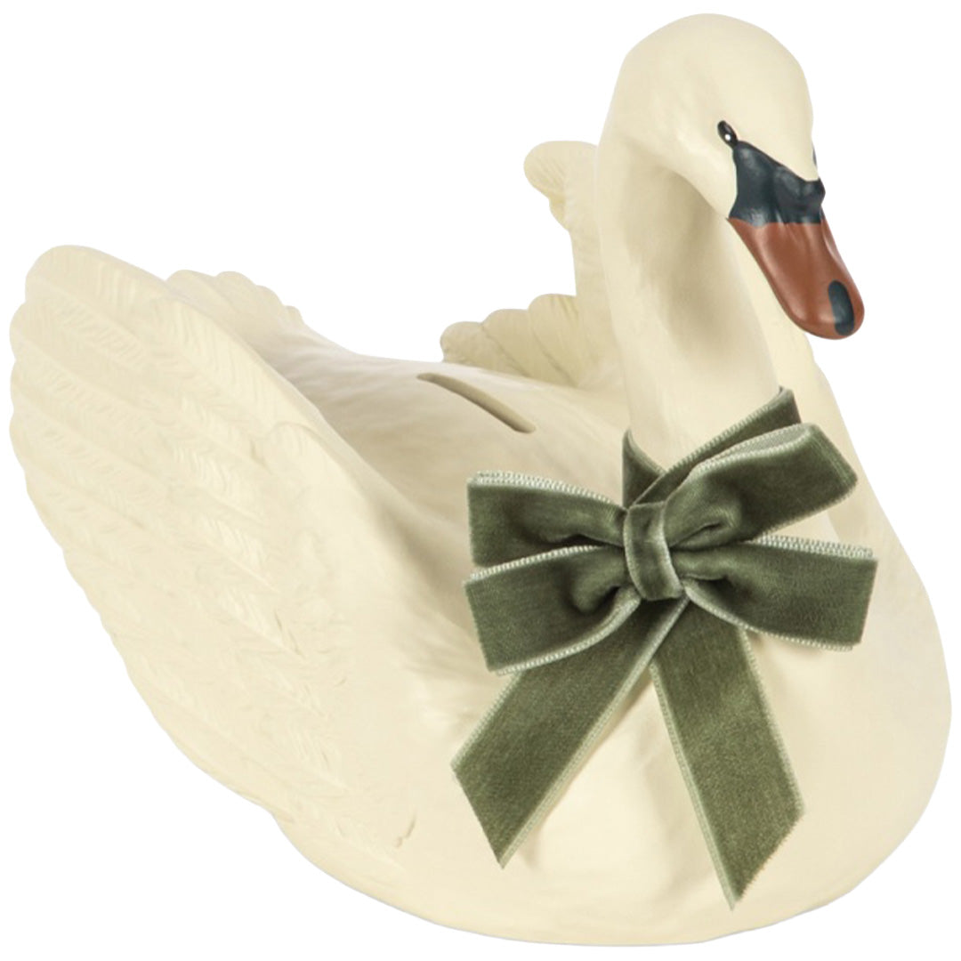 konges sløjd tirelire cygne avec nœud