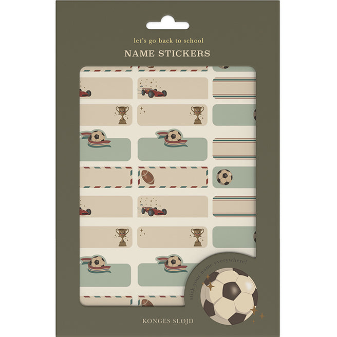 konges sløjd stickers - kick it - 60st | KS105744-KICK-IT |