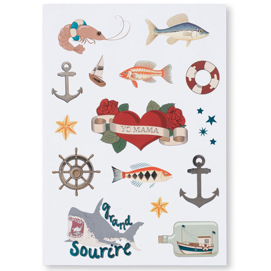 konges sløjd stickers - tiger - 200st | KS102871-TIGER | 2