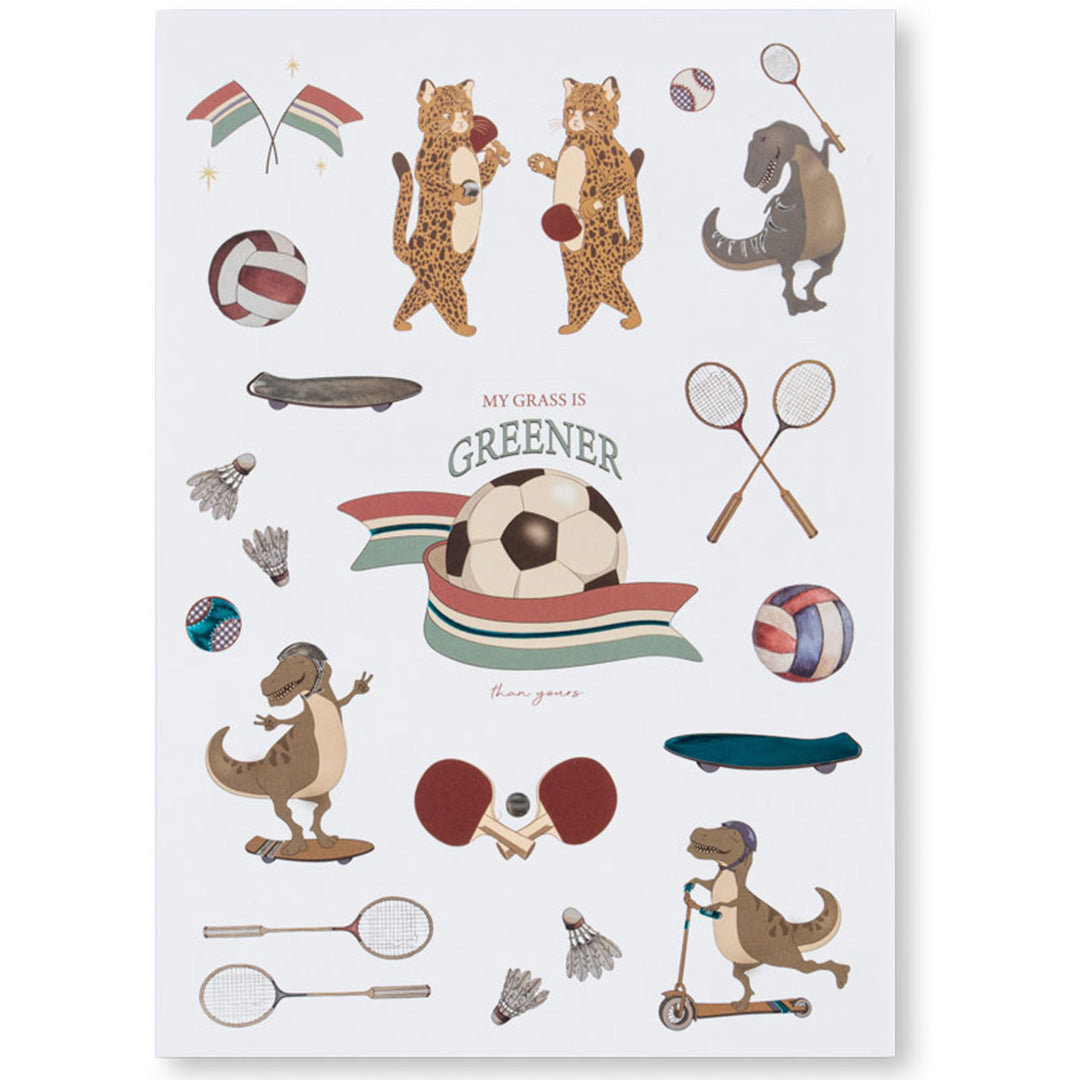 konges sløjd stickers - tiger - 200st | KS102871-TIGER | 3