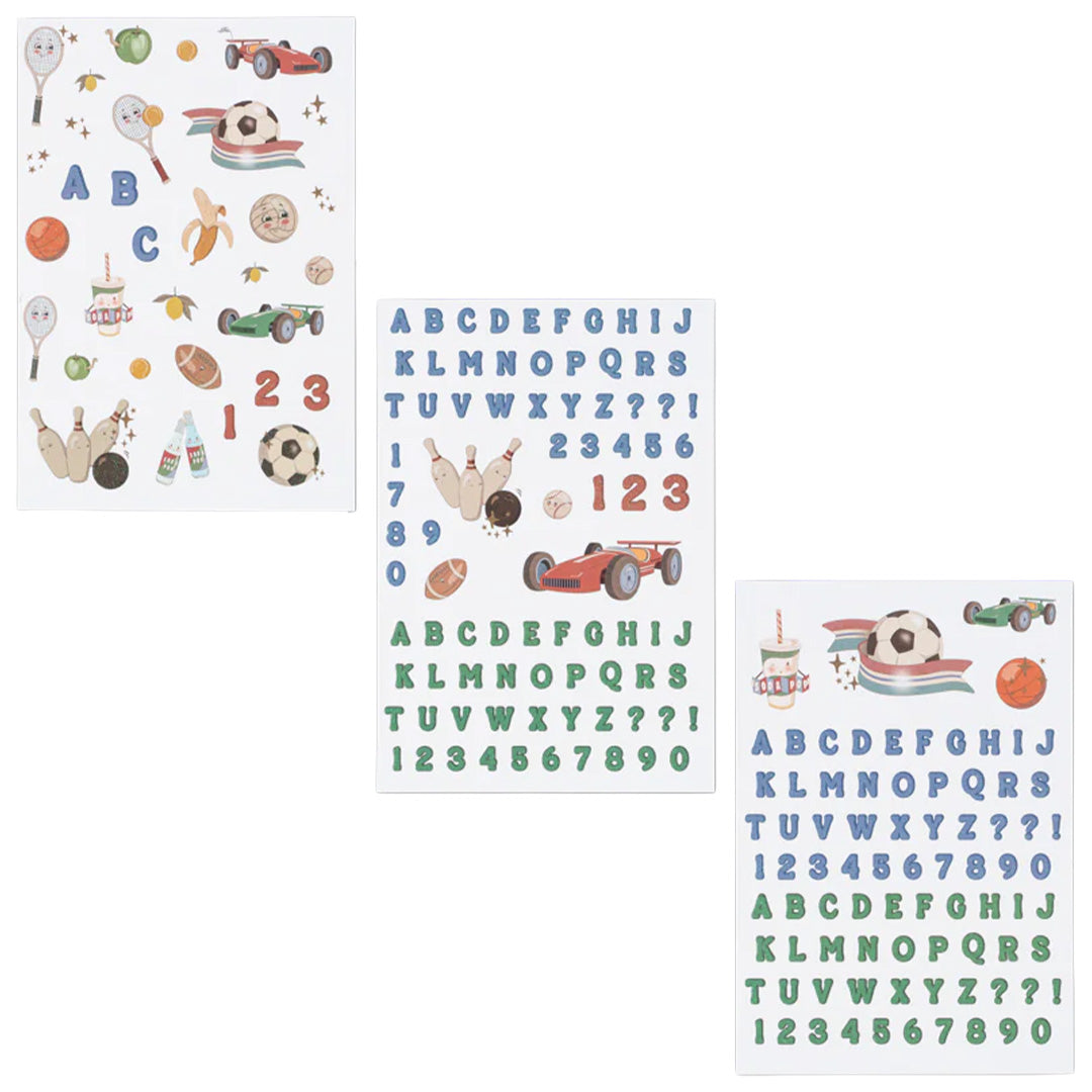 konges sløjd stickers back to school - kick it | KS105693-KICK-IT | 2