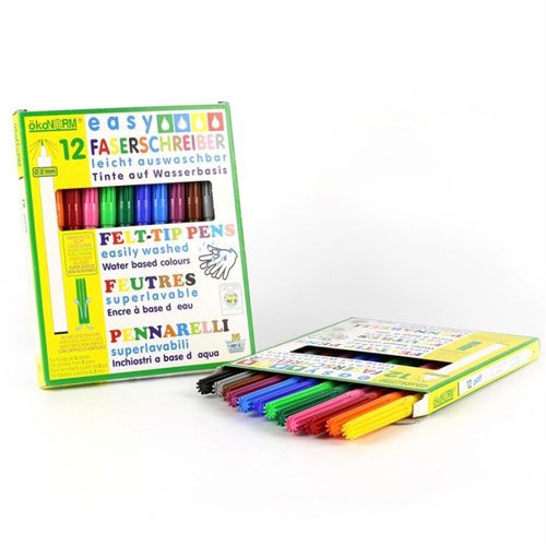 ökonorm uitwasbare viltstiften - 12st | 72005 | 1