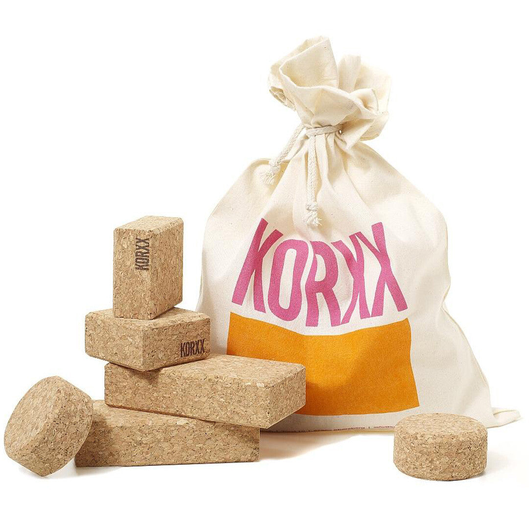 korxx baby bouwblokken van kurk - 10 st  | SW801 | 0
