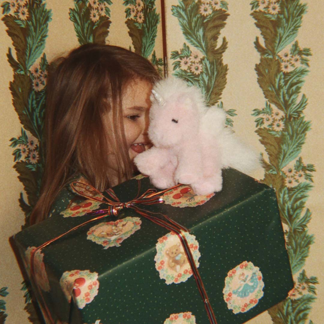 konges sløjd peluche licorne magical animals - rose