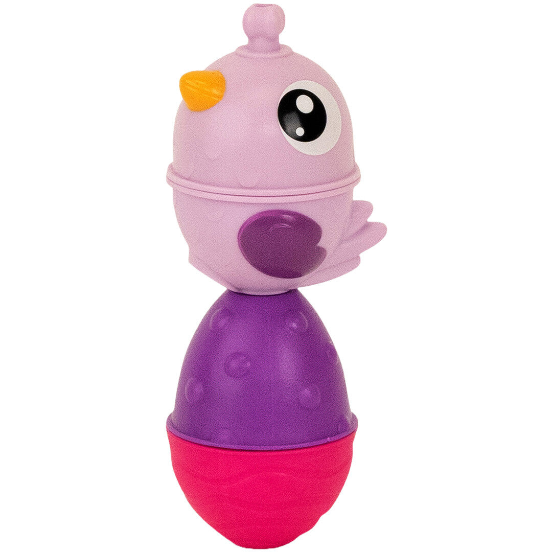 lalaboom klikkralen vogel en bij - paars - 6st  | 15.BL311 | 1
