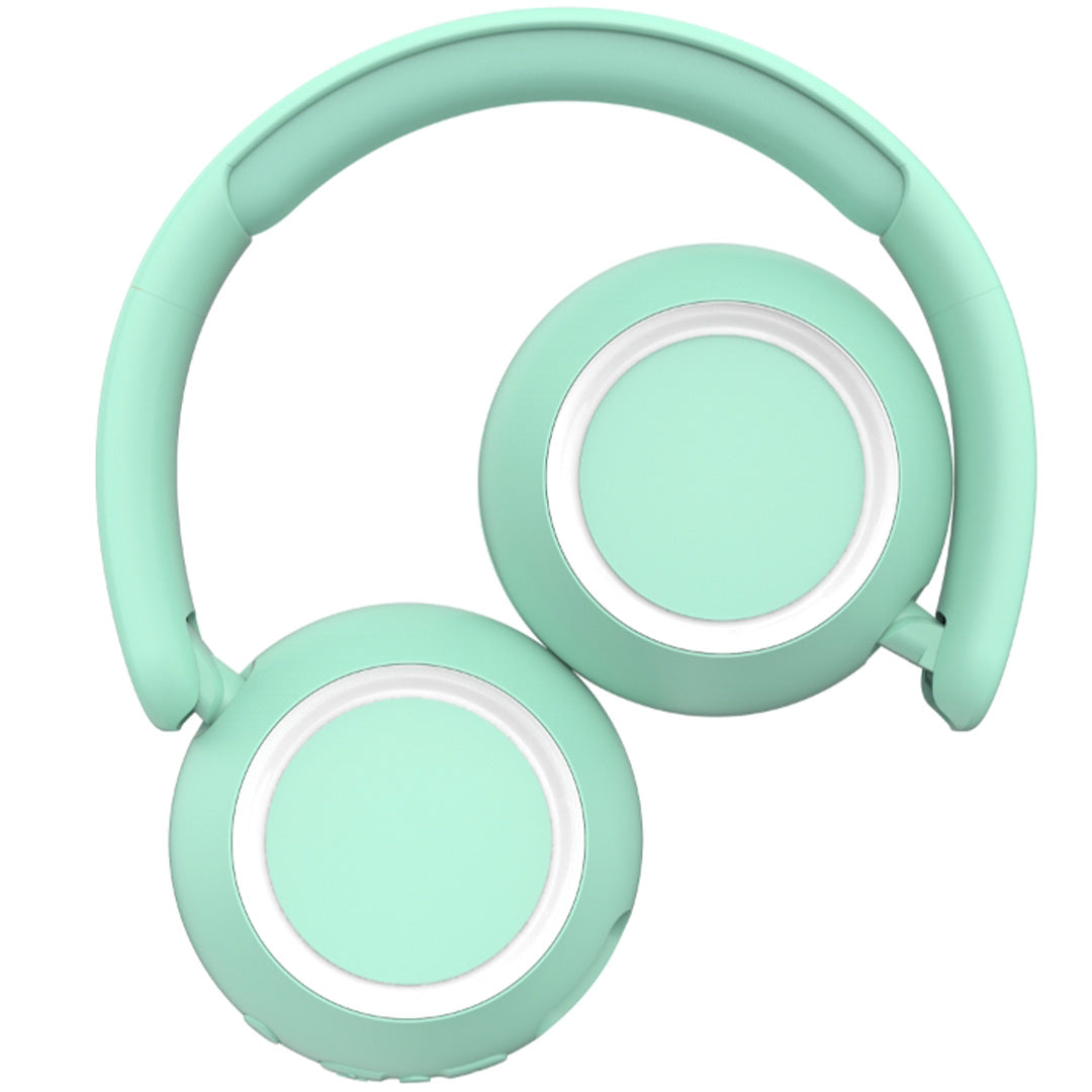 lalarma draadloze kinderkoptelefoon met licht - groen | LALAR-WHWL-MINT | 1