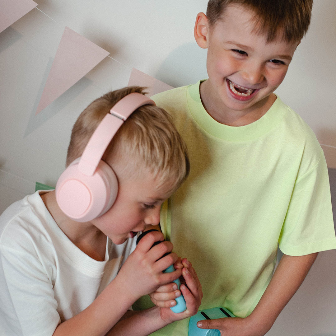 lalarma draadloze noise cancelling kinderkoptelefoon - roze | LALAR-NOICECAN-ROSE | 1