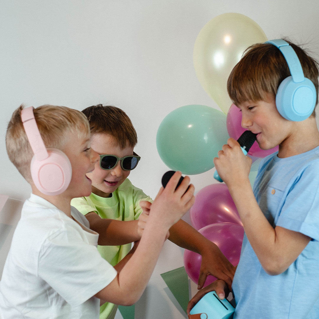 lalarma draadloze noise cancelling kinderkoptelefoon - roze | LALAR-NOICECAN-ROSE | 2