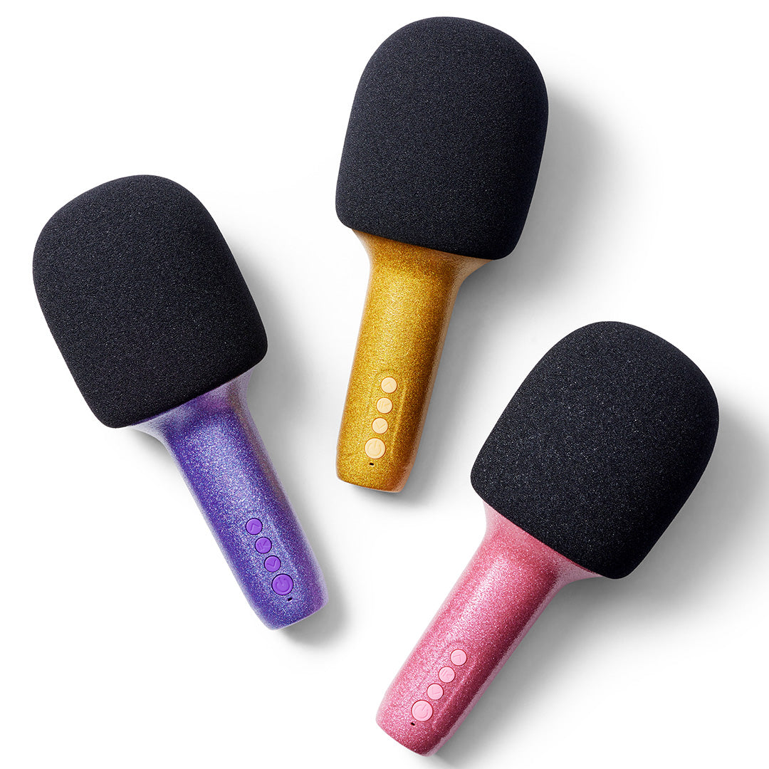 lalarma copenhagen karaoke microfoon glitter groove - roze | LALAR-GGM-RO|  2