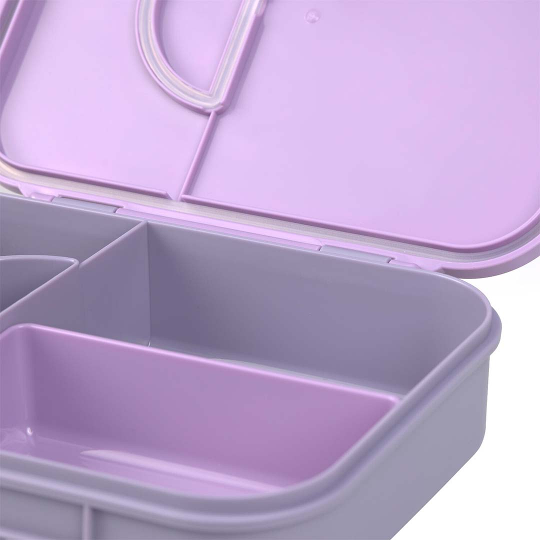 lässig bento-broodtrommel little gang - heart lilac | LAS12100157012 | 4