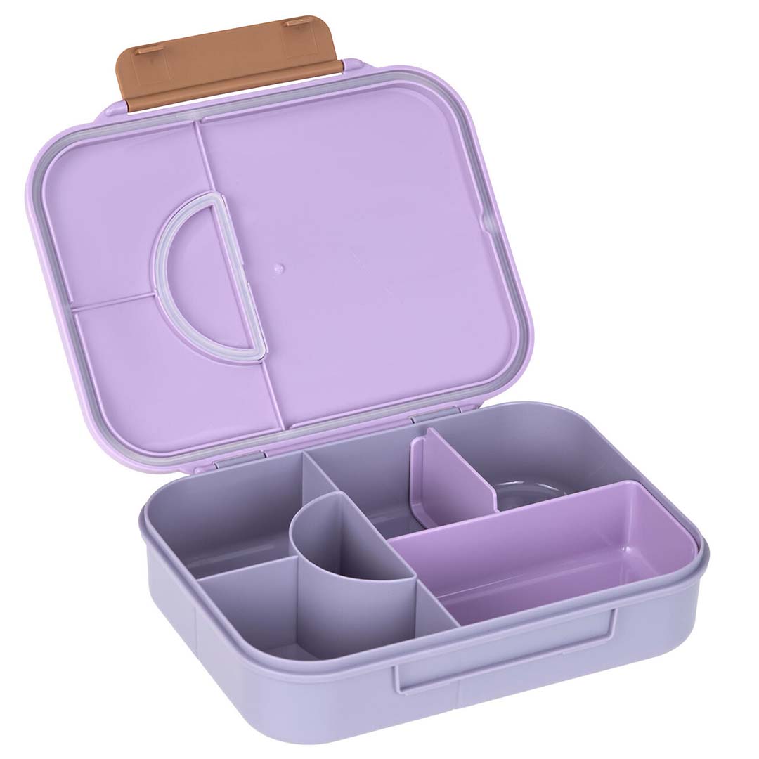 lässig bento-broodtrommel little gang - heart lilac | LAS12100157012 | 2