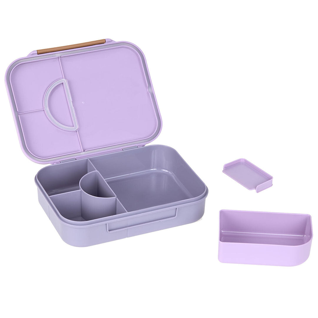 lässig bento-broodtrommel little gang - heart lilac | LAS12100157012 | 3