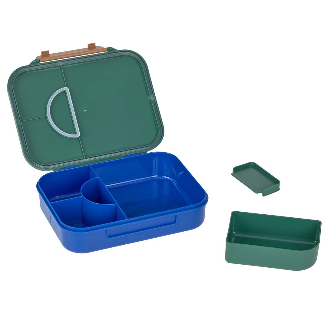 lässig bento-broodtrommel little gang - rainbow green | LAS12100155003 | 3