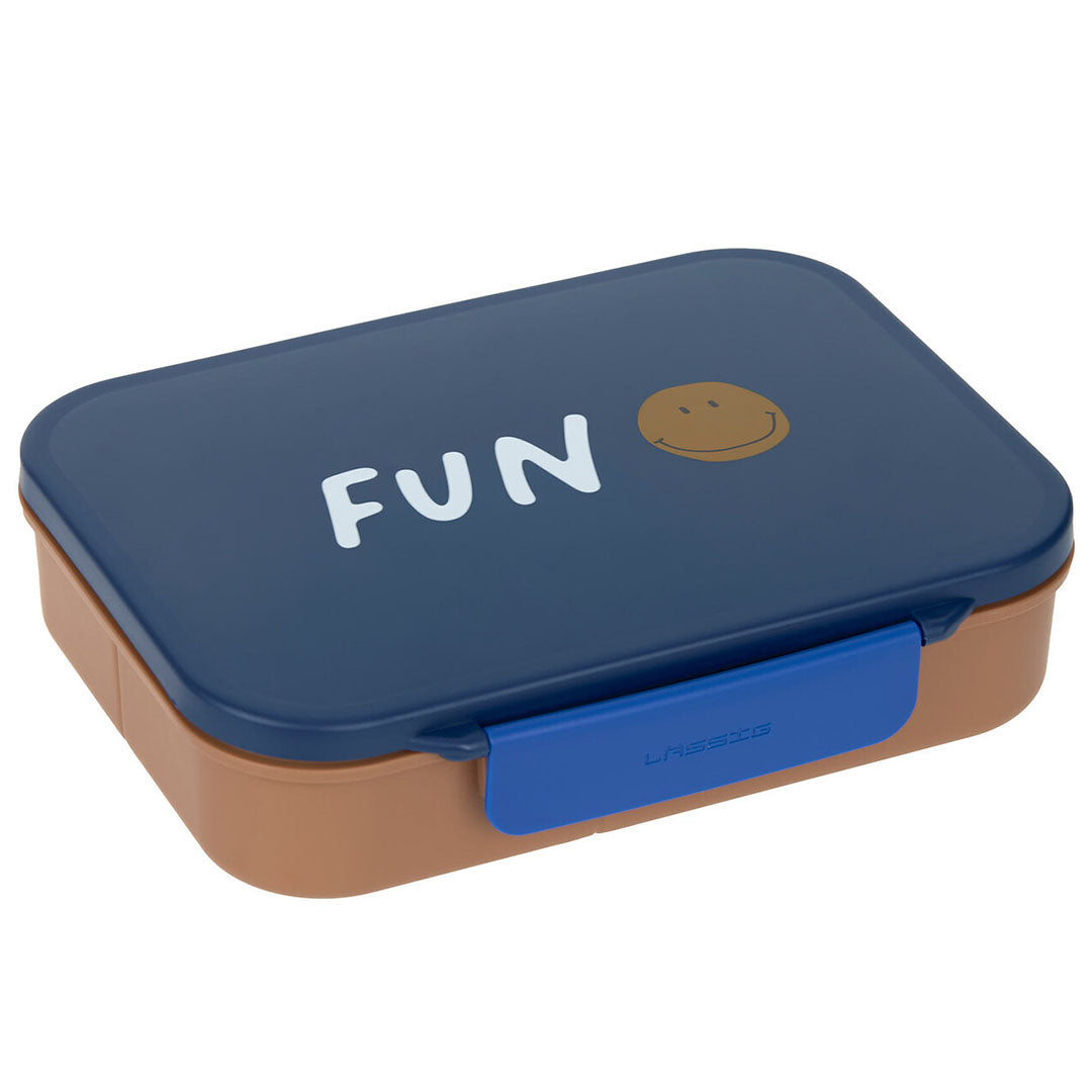 lässig bento-broodtrommel little gang - smile navy | LAS12100154004 | 1