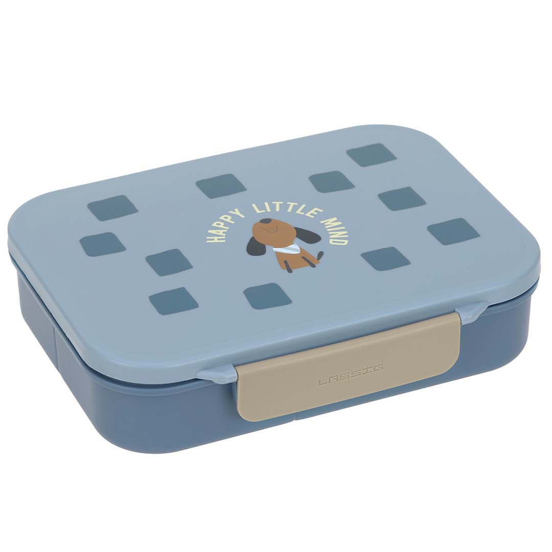 lässig bento-broodtrommel pattern party - blue-green | LAS12100154015 | 1