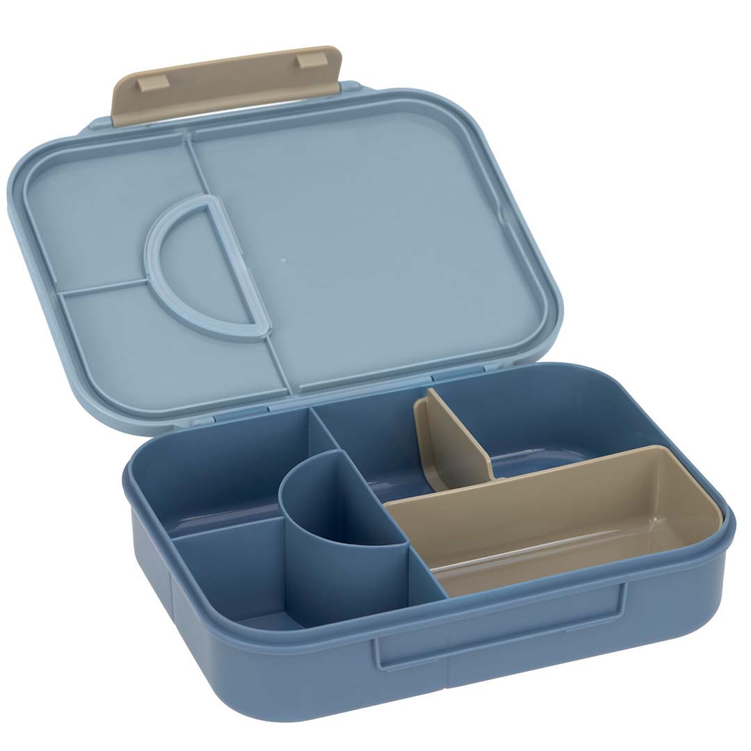 lässig bento-broodtrommel pattern party - blue-green | LAS12100154015 | 4