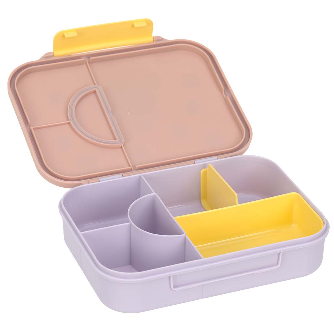 lässig bento-broodtrommel pattern party - rose-lilac | LAS12100157025 | 4