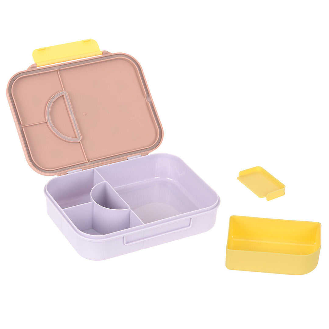 lässig bento-broodtrommel pattern party - rose-lilac | LAS12100157025 | 5