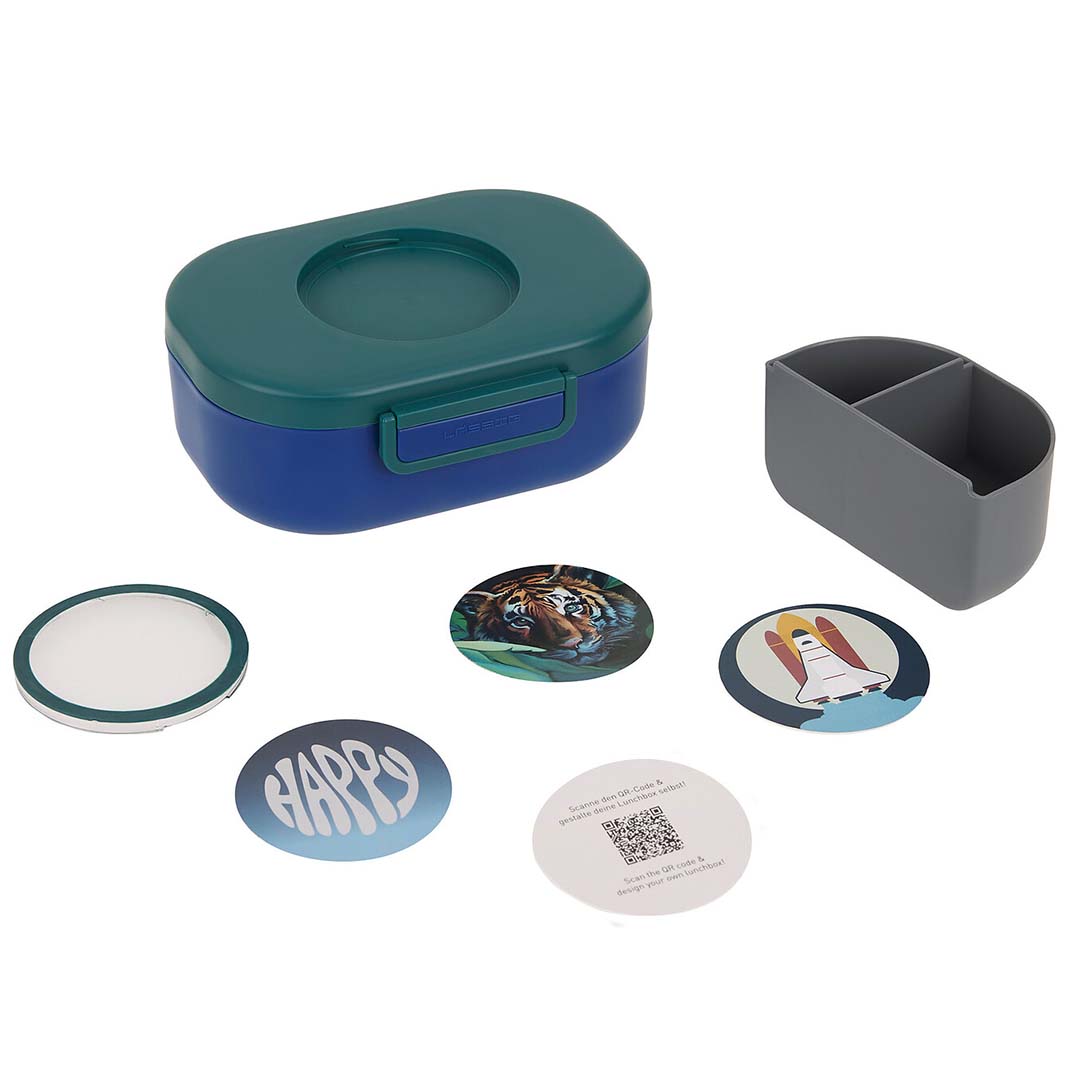 lässig broodtrommel unique blue-green | LAS12100740016 | 4