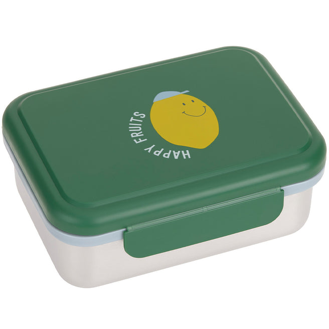 lässig rvs broodtrommel lemon - happy fruits | 12100294008 |