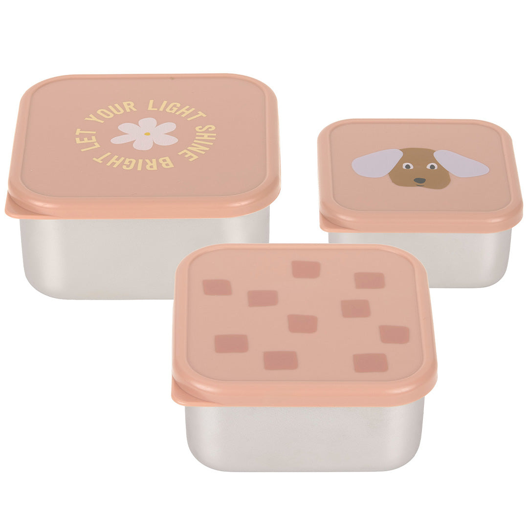 lässig rvs snackdoosjes party rose - 3st | 13100747025 | 